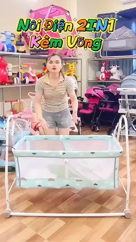 Nôi điện cao cấp 2in1 kèm võng. Mẹ test nôi nhớ để đúng số kg của con. Hàng bảo hành đầy đủ. Hàng đi kèm võng các mẹ mua hàng có vd gì các mẹ cứ lh em hỗ trợ nha.  #noidien #noidienkemvong #noidienchobe #noidien2in1 @Cửa Hàng Mẹ Và Bé @Cửa Hàng Mẹ Và Bé @Cửa Hàng Mẹ Và Bé 