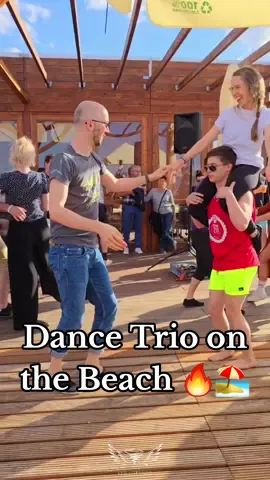 Dance Trio at the Beach 🔥🏖 Having a blast teaching and dancing at balticswing this year and here is the perfect example of it 😍 Thanks guys for this funny moment 😊 Insta: 🕺@leolorenzooo  🕺@laszlothing_wcs  💃@sh0rty_j  🏢@wayne.aggi.swing Feel free to share 🙏 #dance #dancers #dancer #danse #danseurs #danseur #wcs #westcoast #westcoastswing #modernswing #coupledance #dancehall #dancing #dancevideo #dancevideos #dancelife #dancerlife #pro #profesionals #teachers #art #artists #artist #video #videooftheday #reel #reels #leolorenzooo #leolorenzo #gdansk