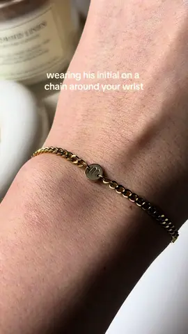 Forever Mine Bracelet!🥹 what initial should I do next?!😍 #couplegoals #giftforher #anniversarygift #initialpendant #celebratinglove #romanticgift #birthdaygift #foreverbracelet 