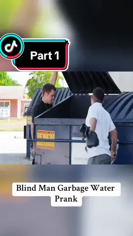 Blind Man Garbage Water Prank #funny 