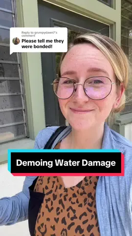 Replying to @grumpydawn7 8 celings to replace, guttering, exterior deck work coming up! Always hire licensed contractors. #remodeling #renovation #contractors #waterdamage #historichouse 