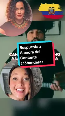Este video es en respuesta a la cubana Alondra después de cantar el himno nacional del Ecuador, este video y canción es del cantante ecuatoriano emigrante en  Estados Unidos @José Victoria  #ecuador2024  #respuestaaalondra  #cancionecuatoriana  #3banderas #alondralacubana #alocubano #alocubano🇨🇺❤️🥰 