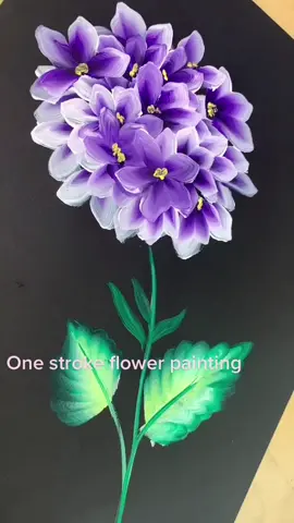 #art #onestrokepainting #painting #artoftheday #tiktokart #flowerpaintingtutorial 