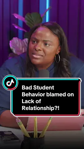 Is the lack of a relationship to blame for bad student behavior? #studentdiscipline #studentbehavior #classroommanagement