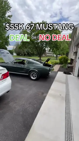 Bad paint, valve train noise, overspray, 351 V8 with 289 air cleaner originally inline 6 car, bad carpet..... too much for $55k? #mustang #carguy #foryou 