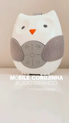 Móbile Corujinha 🤎 Ruido branco + musiquinhas para o sono do bebê ✨ #ruidobranco #ruidobrancobebe #corujinha #mobile #mobilecorujinha #maedemenino #maedeprimeiraviajem #baby #gestação #foryou #foryoupage 