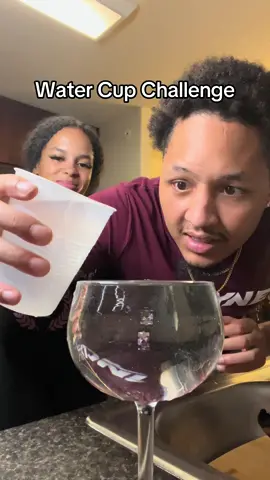 The stress was real😂 #couplecomedy #coupleschallenge #realationship #fypage #watercup #couplestiktok 