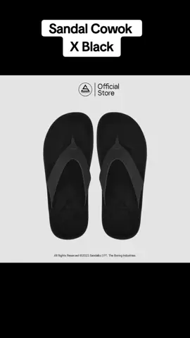 Sandal Pria Sandalku X Black #sandalpria #sandallebaran #klikkeranjangkuning 