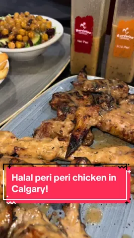 Halal peri peri chicken in calgary! If you havent tried Barcelos - go now! It’a one of our go to spot for family dinners! #periperi #periperichicken #yycfood #barcelos #yychalal #halalyyc #halalfood #calgaryfood #flamegrilledchicken #yycrestaurants 