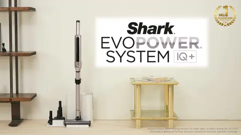 Light yet powerful, meet the Shark EvoPower System IQ | IQ+ Cordless Vacuum 💪 With an ultra-lightweight of only 2 kg, it doesn't compromise on its power and functions: 🪶Smart IQ Technology: Detects hidden dirt and automatically boosts suction power + rotation speed to react to the mess 🪶Auto-Empty System: Charges and empties your vacuum automatically. Holds up to 30 days of debris Clean smarter and lighter with the Shark EvoPower! #SharkEvoPower #SharkClean #SharkCleanSG