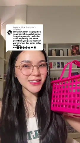Replying to @BELA Putri yani SERBA HITAM & EMAS 🤓 next kamu mau wrna apa ? pakleng dulu dong 🥳 #fyf #asmr #fyp 