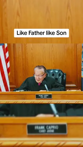 like father like son #viral #trending #foryou #frankcapriojudge #foryoupage 