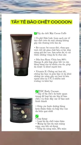 Tẩy tế bào chết cocoon #review #reviewlamdep #tiplamdep #phunulamdep #sacdep #xuhuong 