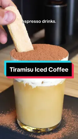 Worlds most comforting espresso drinks - tiramisu iced coffee 