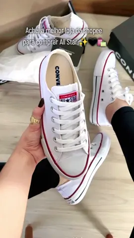Melhor loja para comprar All Star . . . #shopee #achadinhos #achadinhosdashopee #recebidoshopee #tenisfeminino #converse #allstar #tenis #looks #temu #lovito #lovitohaul 