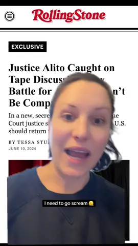 I hate it here 🫠 #samuelalito #justicealito  #freedomofreligion #rollingstone #tapes #breakingnews #supremecourt #uspolitics #christianfundamentalism #latinmass #fypシ゚viral