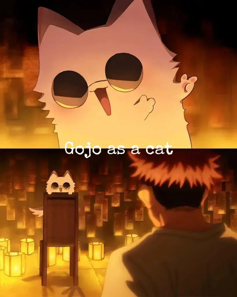 Gojo as a 🐈 🩵#gojousatoru #jujutsukaisenedit #animeedit #fypシ゚viral🖤tiktok 