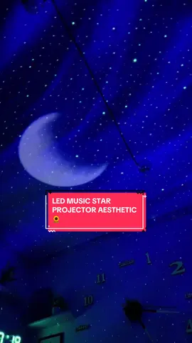Lampu projector bulan🌙bintang✨ #lampukamar #lampukamarestetik #projector #ledlights #inspirasidekorasikamar #kamaraesthetic 