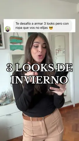 Armo tres looks de invierno con ropa que no elegi yo ☺️🤘 ¿Cuá crees que es mi favorito? @Kyarileth 