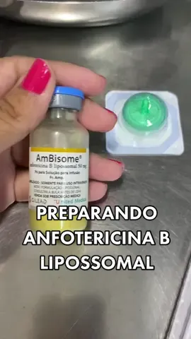 Anfotericina B Lipossomal  #enfermagem #enfermagemnotiktok #enfermagemporamor #enfermagemcomedia #tecnicoemenfermagem #tecnicodeenfermagem 