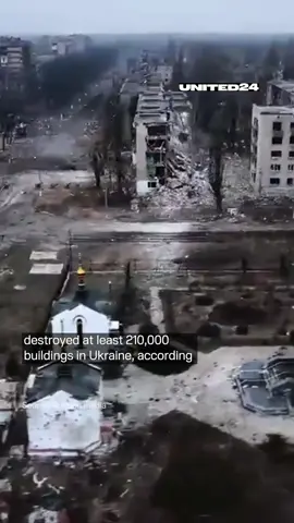 210 000 buildings are destroyed by Russia in Ukraine, according to New York Times. #ukraine #russia 