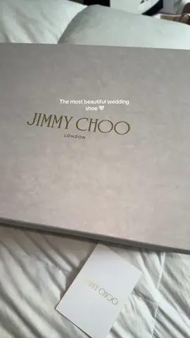 The most gorgeous ✨🤍 #weddingshoes #weddingtiktok #jimmychoo #weddingvibes #wedding @Jimmy Choo 