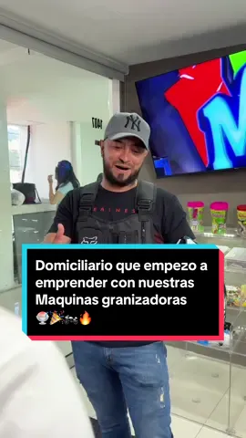 🫢Este domiciliario🏍️ ni se imagino la sorpresa que le iba a dar #maquinagranizadora #granizado #medellin #colombia #fiesta #vidanocturna #emprendimiento #rumba #granizadora #emprendedores 