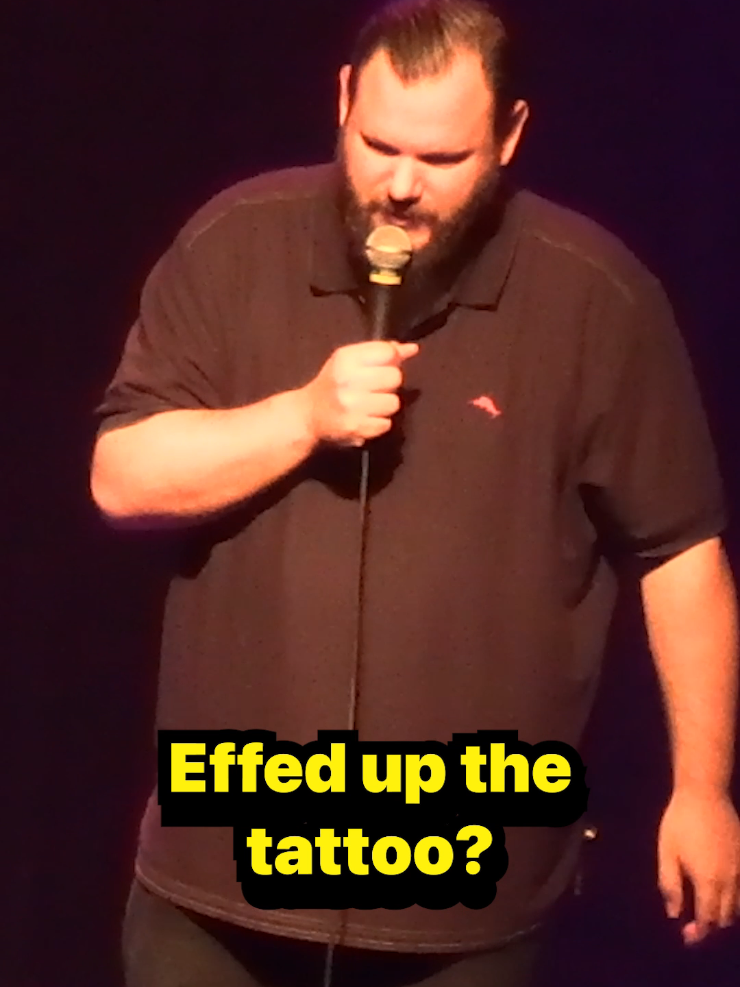 An honest tattoo artist #standup #comedу #funny #standupcomedy #crowdwork #tattoo #humor #jokes #tattooartist #funnyvideo