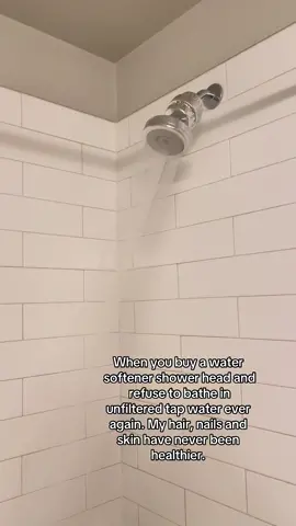 Get a water softener shower head TODAY! #shower #showerhead #DIY #diyproject  #soft #water #health #healthy #healthylife 