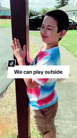 It was really bad and we couldnt hardly leave the house. It feels so good to see him play, even if its for 10 minutes. #soloasd #autism #autistic #myson #specialneeds #play #independence #progress #behavior #eloping 