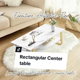 Improve your home with this rectangular center table  #centertable #aesthetictable #coffeetable 