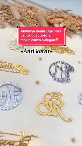 Beos custom nama yang bisa riquest disain dan nama kamu🤩✨🫶🏻 . #bros #brosnama #aksesoris #cantik #murah #elegan #OOTD #titanium #antikarat #najwel 