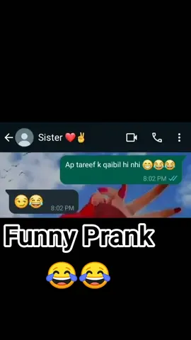 Funny Prank Song With Sister To See Her Reaction 😂🤣 @🥀_افرا اسلم_🥀  #apkitareefmekiakahein #funny #funnyvideos #prank #pranks #foryoupage #husband #funny #song #sister #sistersforever #foryou #tiktok #viral #viralvideo #trendingvideo #trending #trend #viraltiktok #someone 