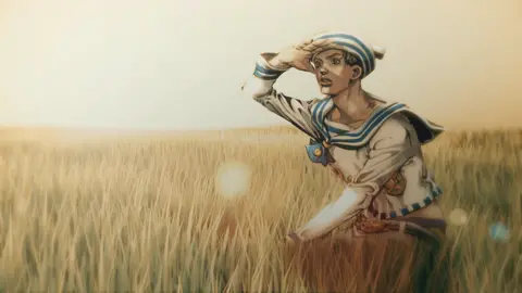 Josuke 8 Wallpaper! | Song: nothing like uuu - Nettspend |  I wanted to make one for a long time so here it is.  I made my first scene using blender then animated and composited the rest.  If you look up 