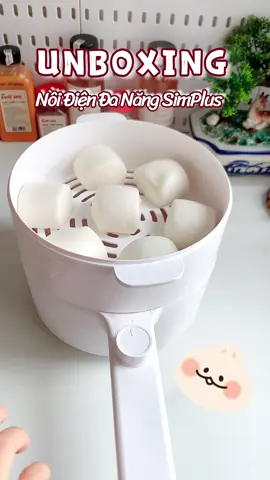 Nồi lẩu điện đa năng Simplus. hôm nay cùng mình hấp bánh bao chỉ 10 phút thui nha✨❤️ #simplus #noilaudien #noidien #noidiendanang #noidiensimplus #noidienminidanang #noidien2tang 