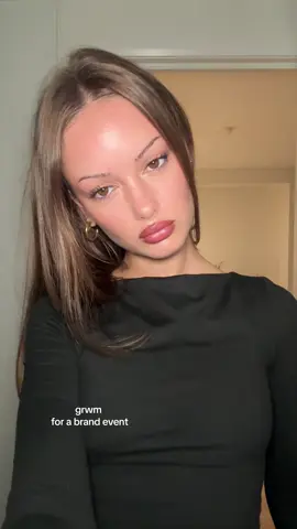 makeup for a brand event i went to last week 🤍  product list:                                              pears soap (brows)  @Eyeko Cosmetics waterproof mascara @Charlotte Tilbury flawless filter shade 4 @maccosmetics studio radiance serum foundation shade N16  @Hourglass Cosmetics concealer Charlotte Tilbury contour wand @Laura Mercier translucent powder @rimmellondon natural bronzer shade 002 @KryolanOfficial black eye liner pencil @MECCA lip liner in Super  Charlotte Tilbury lipstick in pillow talk Mac setting spray #makeuptutorial #BeautyTok #grwm 