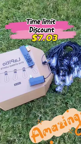 Link didn’t post on first video but these are 100 worth it. Great purchase. #fypage #TikTokShop #stringlights #led #outdoorlights #Summer 