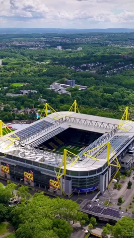 The Westfalenstadion, officially called Signal Iduna Park for sponsorship reasons, and BVB Stadion Dortmund in UEFA competitions in Dortmund, Germany. The Signal Iduna Park is the home stadium from @Borussia Dortmund . It has a capacity of 81,365 (standing and seated) and is Germany’s largest stadium. The stadium is one of the venues for the @EURO2024 ⚽️🏟️🇩🇪 #dortmund#bvb#bvb09#borussia#borussiadortmund#signalidunapark#westfahlenstadion#deutschland#EURO2024#germany#fyp#viral#travel#worldwalkerz