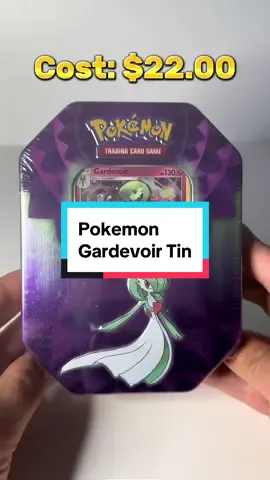 Pokemon card Gardevoir tin opening #pokemon #pokemoncards #openingpokemonpacks #pokemonpackopening #pokemontin 