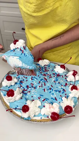No bake American dessert #usa #Recipe #EasyRecipe #dessert #pie #4thofjuly 