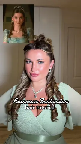 whos ready for tomorrow!?😍 i cant wait!!  @Cliphair Extensions  @Netflix @Bridgerton #bridgerton #netflix #hairtutorial #hairstyle #bridgertonhair #bridgertonpremiere #francescabridgerton #penelopefeatherington 