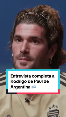 ¡En EXCLUSIVA! El campeón del mundo -  Rodrigo de Paul 🇦🇷 platicó con @Maxi Rodriguez y Copán Álvarez. 