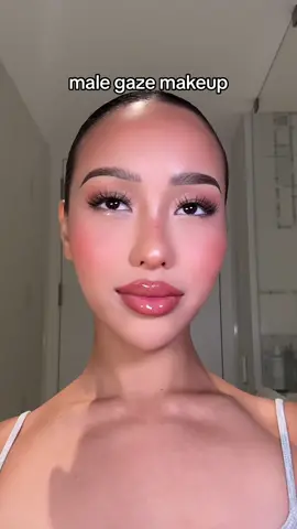 Male vs female gaze makeup 🖤 #makeup 