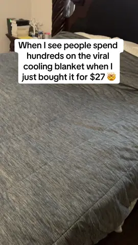 I love this thing! #tiktokshop #coolingblanket #blanket #sleep #coolsheets #goodsleeptonight 
