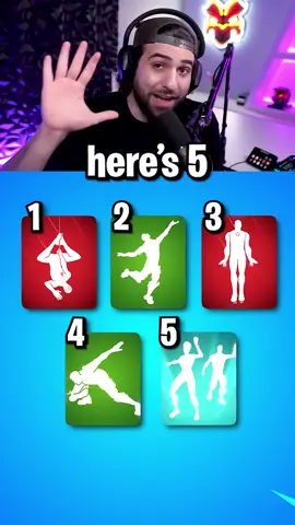 5 Pay to Win Fortnite Emotes! #fortnite #sypherpk 