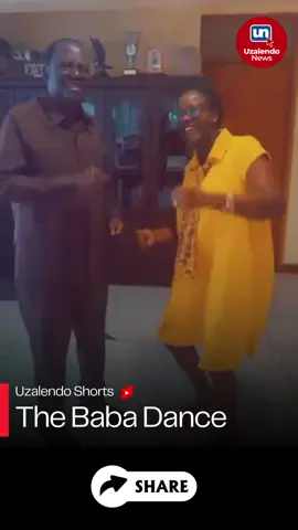 Raila Odinga busting the famous Baba dance 🕺 #UzalendoNews #kenya #kenyantiktok #fyp