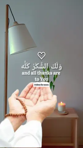 Powerful Dua for gratitude to Allah #dua #ameen #foryou #quran #muslimtiktok #trending #دعا #اللهم_امين #القران_الكريم #اللهم_صل_وسلم_على_نبينا_محمد #اللهم_لك_الحمد_ولك_الشكر @Addy @Farah فرح @BLACK PEARL SCENTS, LLC @hanifahhani507 