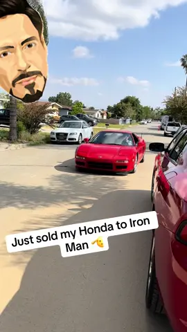 Sold my NSX to Robert Downey Jr. #nsx #ironaman #honda #cars 