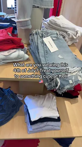 So many cute pieces. Whether you look best in red, or white, or blue… we have it covered! 🤍 #womenownedbusiness #womensfashion #4thofjuly 