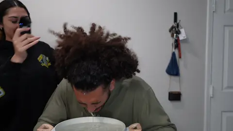 Part 4, let us know down in the comments what videos you would want to see. Also who do you think won? 🤔  #couplestiktok #waterbowlchallenge #foryoupage #fypage #couplescomedy #challenges #funnyvideos 